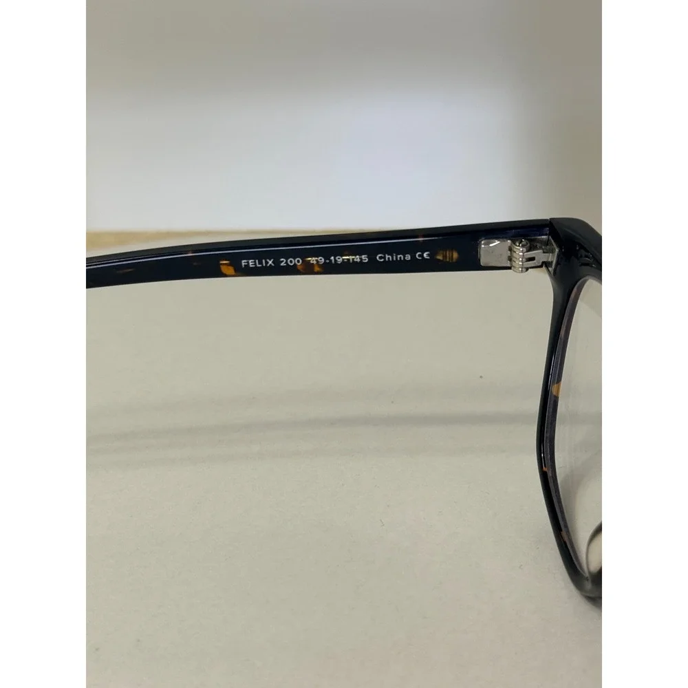Warby Parker Hughes Eyeglasses Tortoise Square Frames 52-17-140 Dark Havana